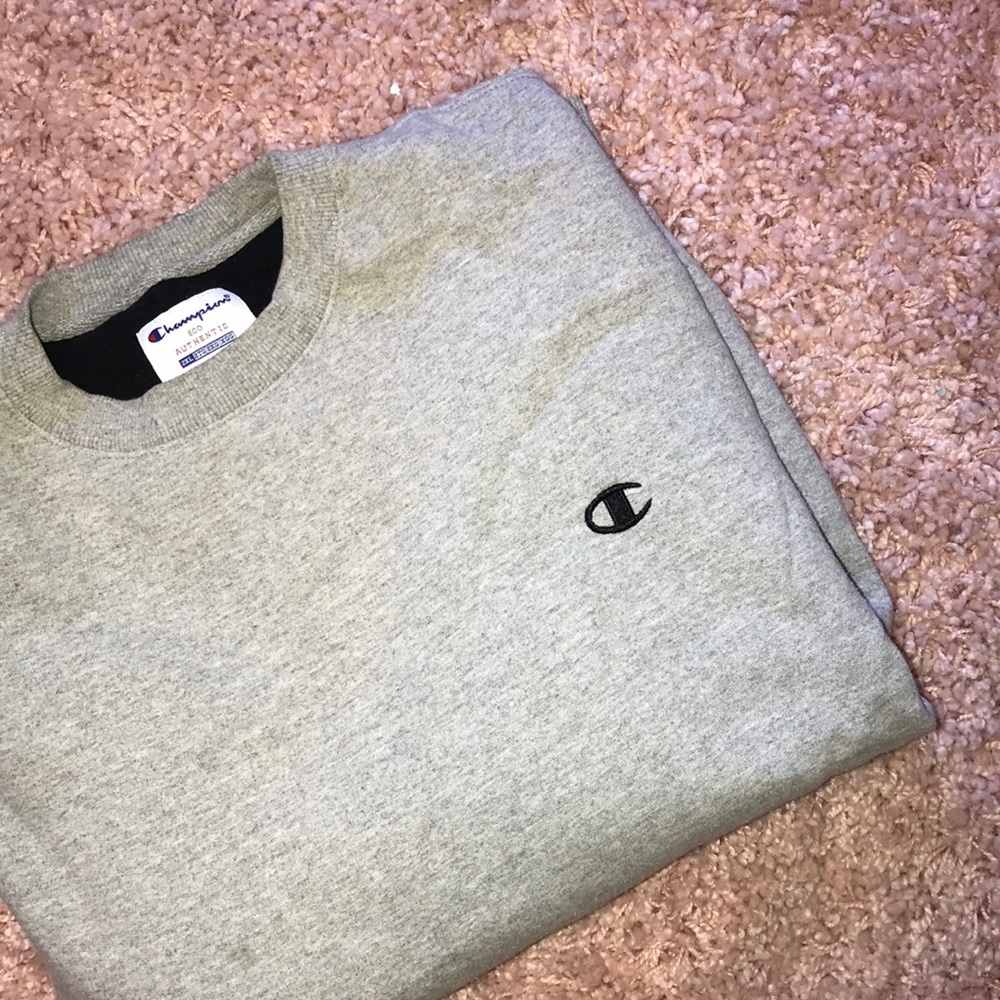 Grey champion sweatshirt